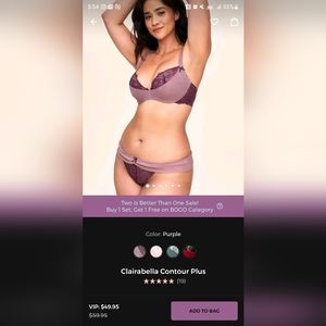 Adore Me bra and panty set